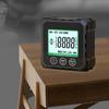 Digital Angle Finder with Electronic   Inclinometer Protractor 4 Side Strong Magnet 90 Degree Angle Gage Woodworking Measuring Tool with Backlit