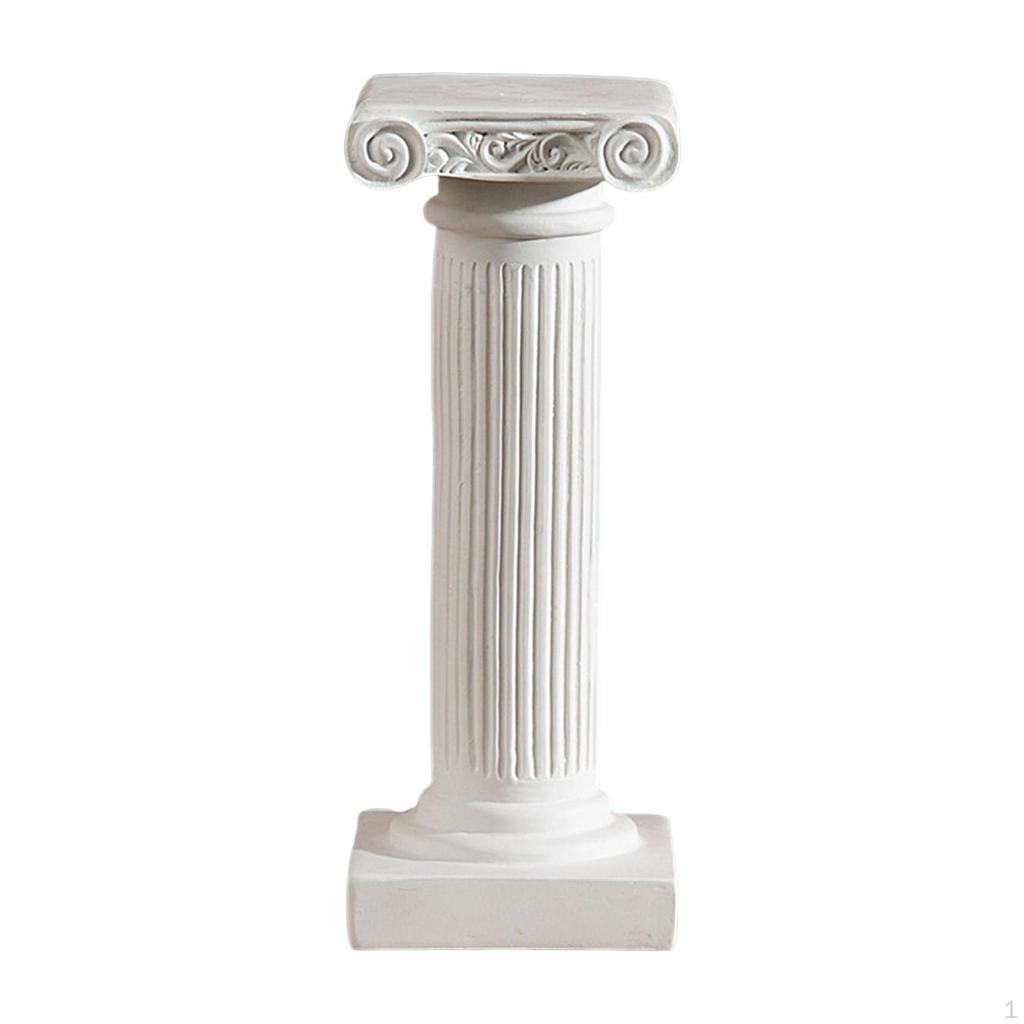 Greckie Kolumny Alabastrowa Rzeźba Dekoracje Stołu Wystrój Domu Północna Europa Żywica Białe Rzymskie