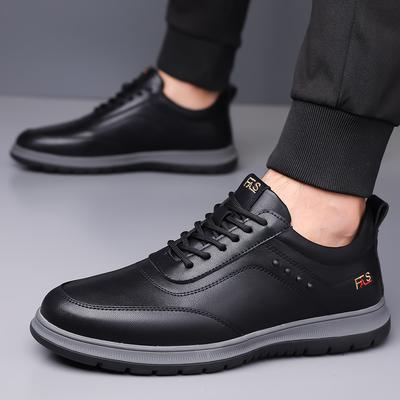 Men'S Office Party Casual Shoes Men'S Sports Soft Sole Non-Slip Shoes Men'S Casual Leather Shoes Outdoor Walking Low Top Shoes