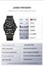 OFNS Men's Waterproof Quartz Watch with Double Calendar