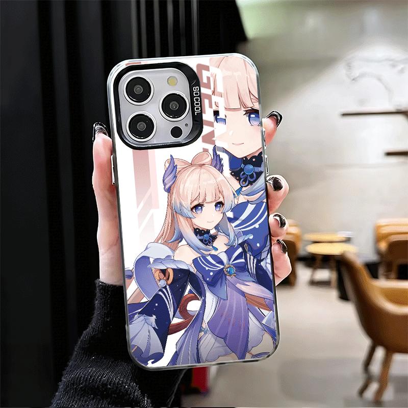 Genshin Impact Desgin Soft Phone Case for iPhone 15 16 17 Pro Max 17Air 16E 14 Plus 13 12 Mini Shockproof Cover Back Shell