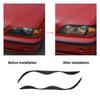 Carbon Fiber Car Head Light Lamp Eyebrow Decorative Stickers For BMW  3 Series E46 M3 1999-2004 Car Styling Auto
