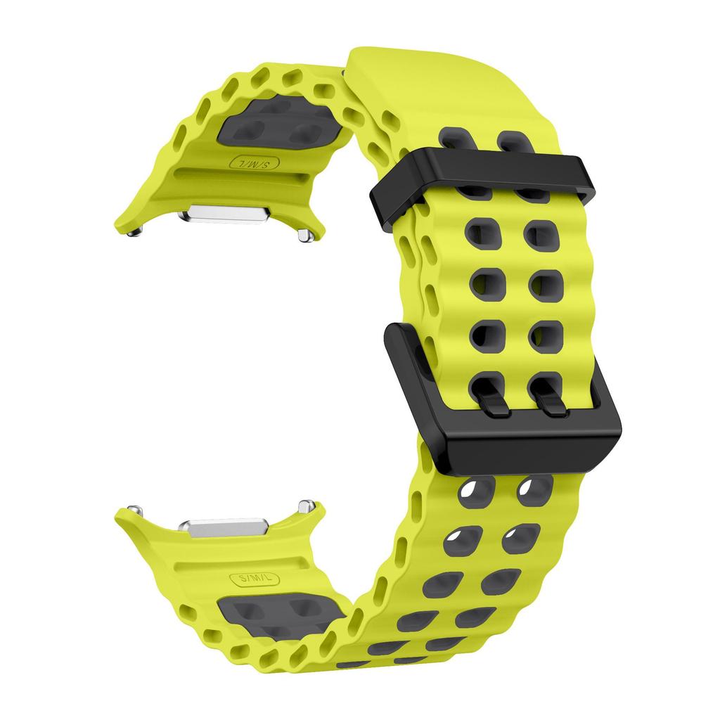 Cinturino Morbido in Silicone per Samsung Galaxy Watch 8 Ultra 2025 47mm Braccialetto Originale per Galaxy Watch 8-7 Ultra 47mm Cinturino Oceanico