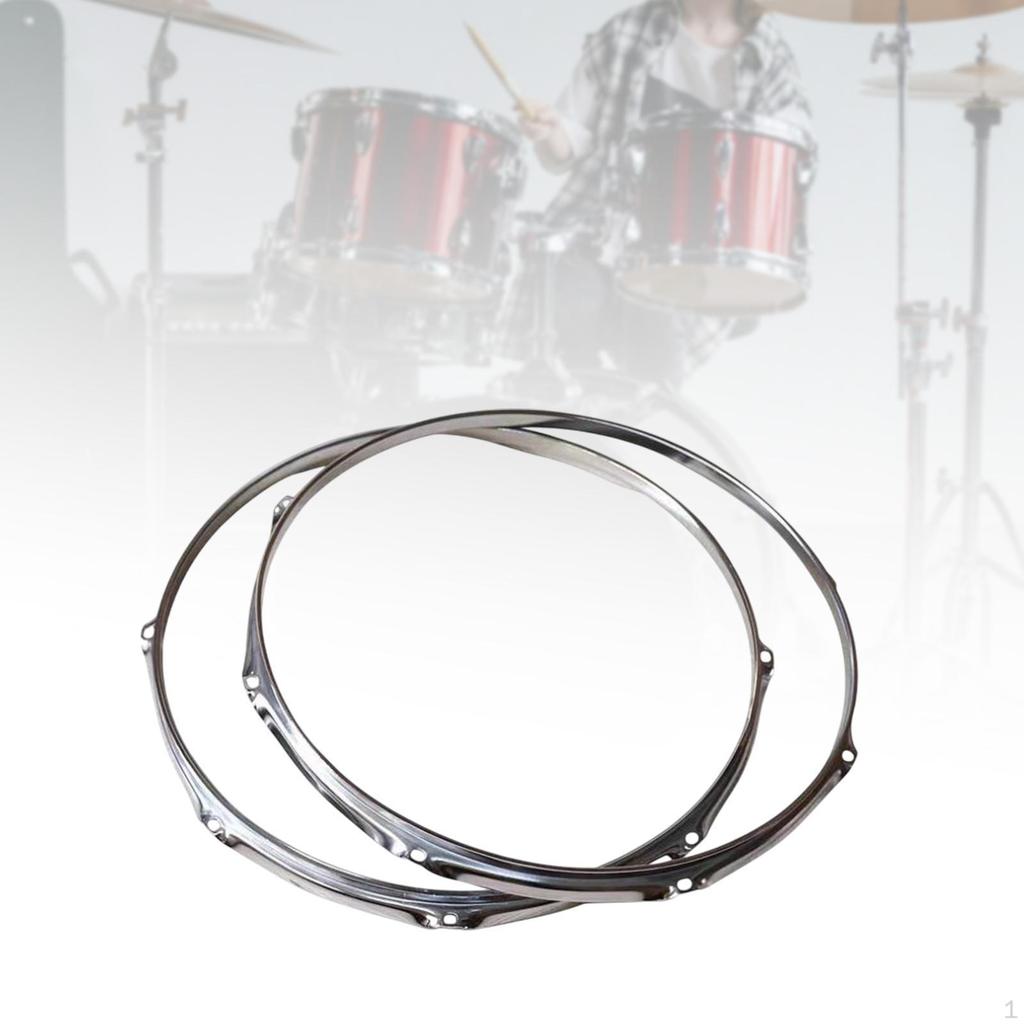 Bass Drum Hoops Teig 6 Loch DIY Herstellung Leichtes Zubehör Percussion Supplies Felgen
