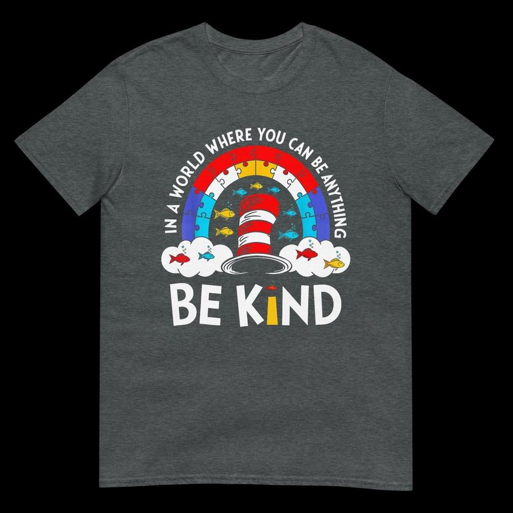 Autism Awareness For Teacher Why Fit In Doctor Cat Hat Cool TShirt