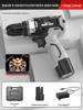 Nanwei Cordless Brushless Electric Drill, Lithium Battery, Handheld Pistol Grip, Small Steel Cannon, Household Screwdriver.
