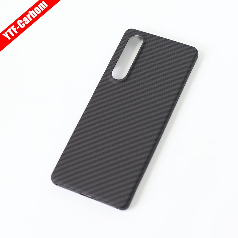 YTF-Carbon Karbonové Vlákno Pouzdro na Telefon Sony Xperia 1 III Proti Pádu Aramidové Vlákno Design Skořepiny Pouzdro na Telefon Xperia 1 V Pouzdro na Telefon 1 IV
