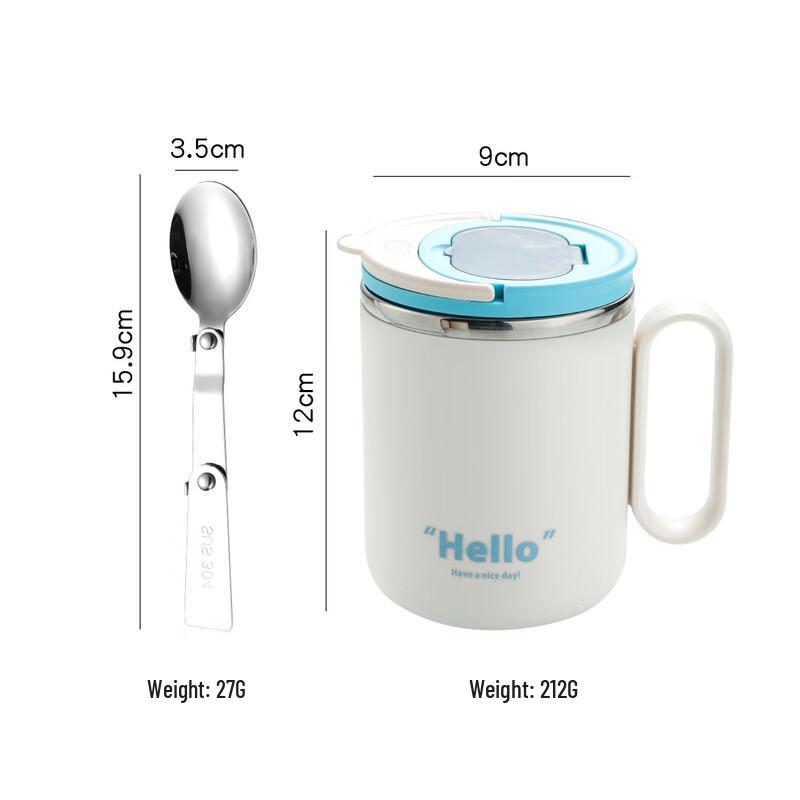 Shangqi Portable 304 Stainless Steel Coffee Mug with Lid