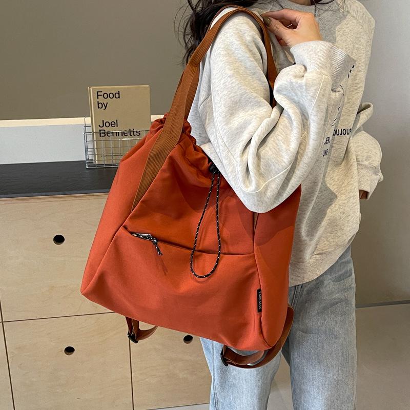 Tragetasche: Damen 2025 Canvas-Rucksack mit großem Fassungsvermögen für vielseitiges Pendeln und Reisen