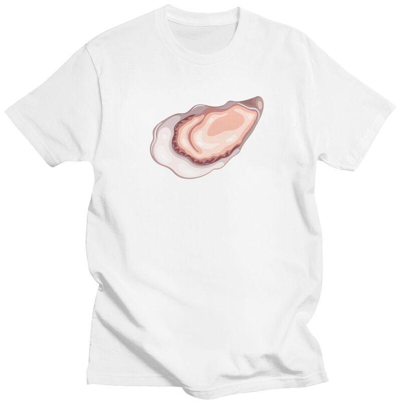 Moister Than An Oyster Shucking Tshirt Men Women Short Sleeves Funny Shucker Tee Shirt Summer Loose Fit Pure Cotton Camisetas