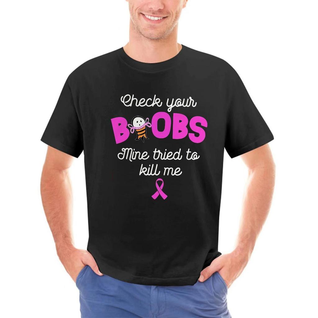 Breast Cancer Awareness Check Your Boobs T-Shirt
