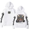 Felpa con Cappuccio Grafica Logo West Coast Chopper Maschile Vintage Streetwear Uomo Donna Manica Lunga Oversize Felpa con Cappuccio Gotica da Uomo