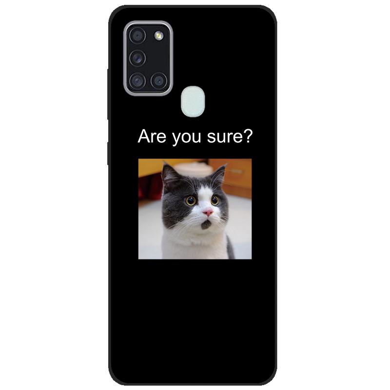 For Samsung A21s SM-A217F/DSN Back Cover tpu Soft Silicone Phone Case For Samsung Galaxy A21s Case Mobile Phone black coque new