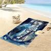 Ronaldo Custom Football Wallpaper Custom Name Print Beach Towel Large Soft Quick Dry Towel For Beach Camping Swimming