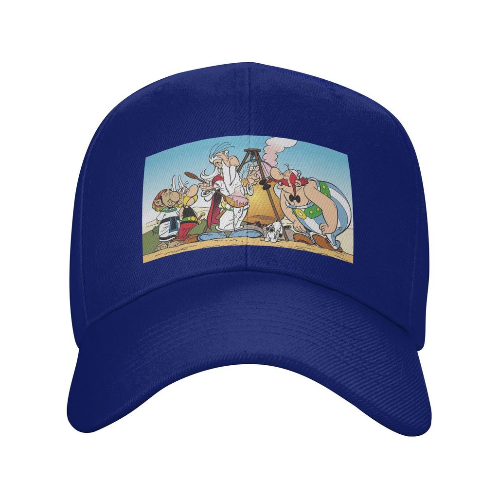 Unisex Baseball Hats Asterix And Obelix Dogmatix Outdoor Streetwear Summer Sports Baseball Caps Hip Hop Cap Casquette Hats