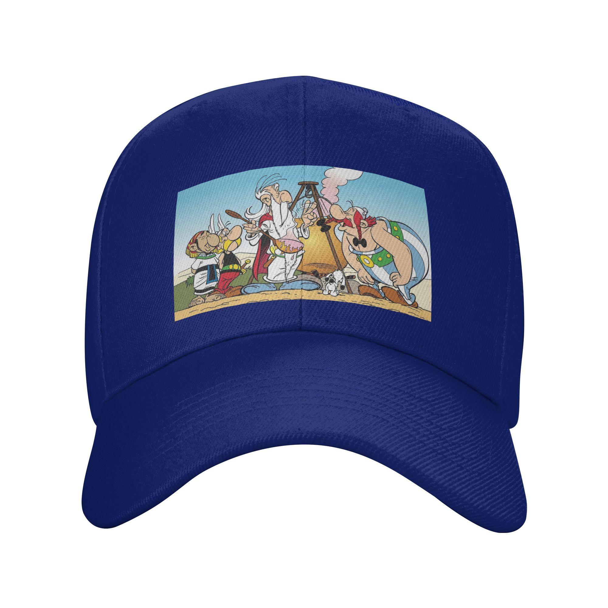 

Unisex Baseball Hats Asterix And Obelix Dogmatix Outdoor Streetwear Summer Sports Baseball Caps Hip Hop Cap Casquette Hats One Size