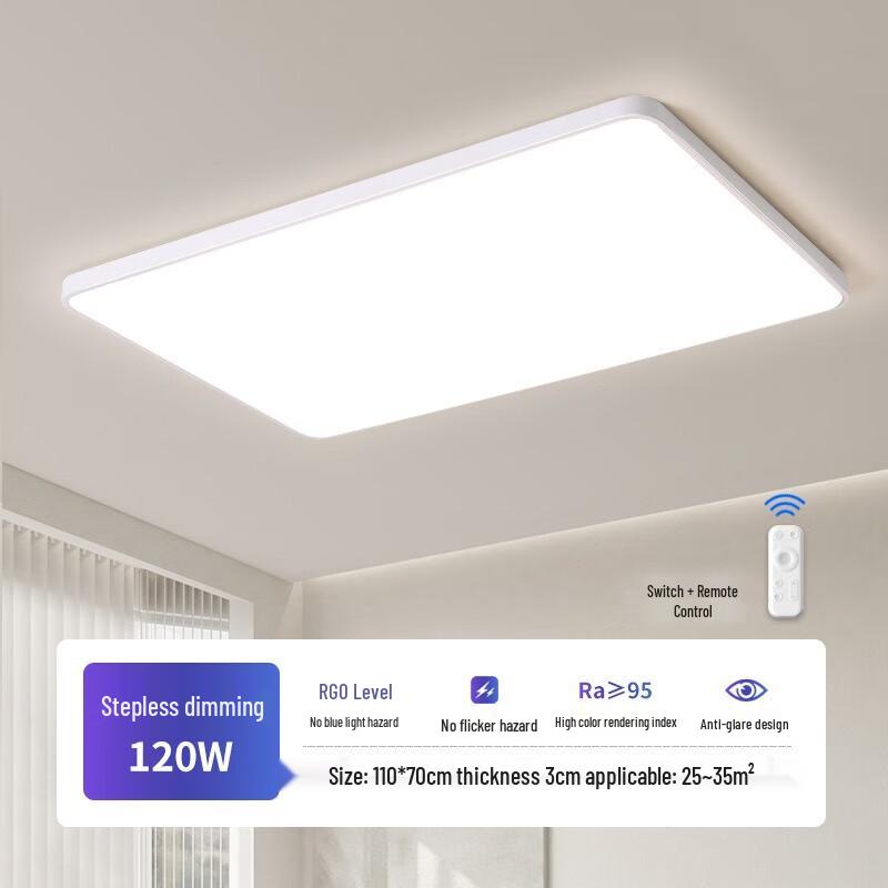 Сверхтонкий светодиодный потолочный светильник Pailide полного спектра