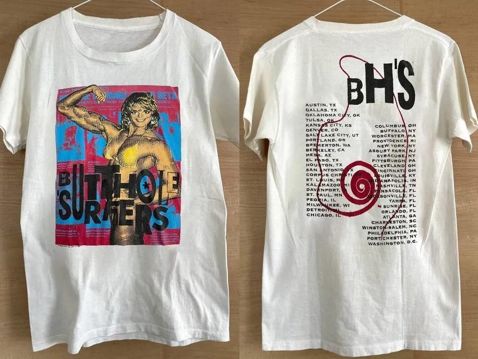Butthole Surfers Independent Worm Saloon Tour 1993 T-Shirt TE8288 S