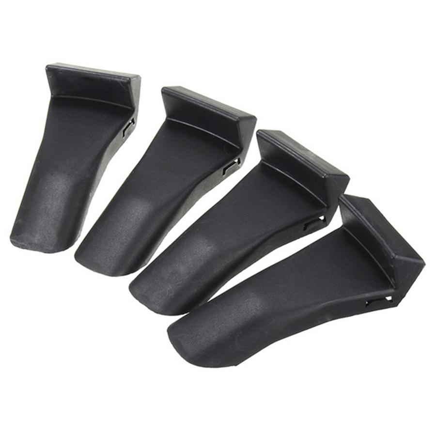 New 4pcs Black Plastic Wheel Rim Clamp Inserts Jaw Protector Guards For Tire Changer
