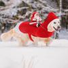 Santa Dog Costume Christmas Pet Clothes Santa Claus Riding Pet Costumes Party Dressing Up Dogs Cats Outfit