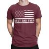 Dad Bold Patriotic American Flag Fathers Day T Shirt Unisexs Cotton Vintage TShirts Round Neck Tees Short Sleeve Clothing Gift