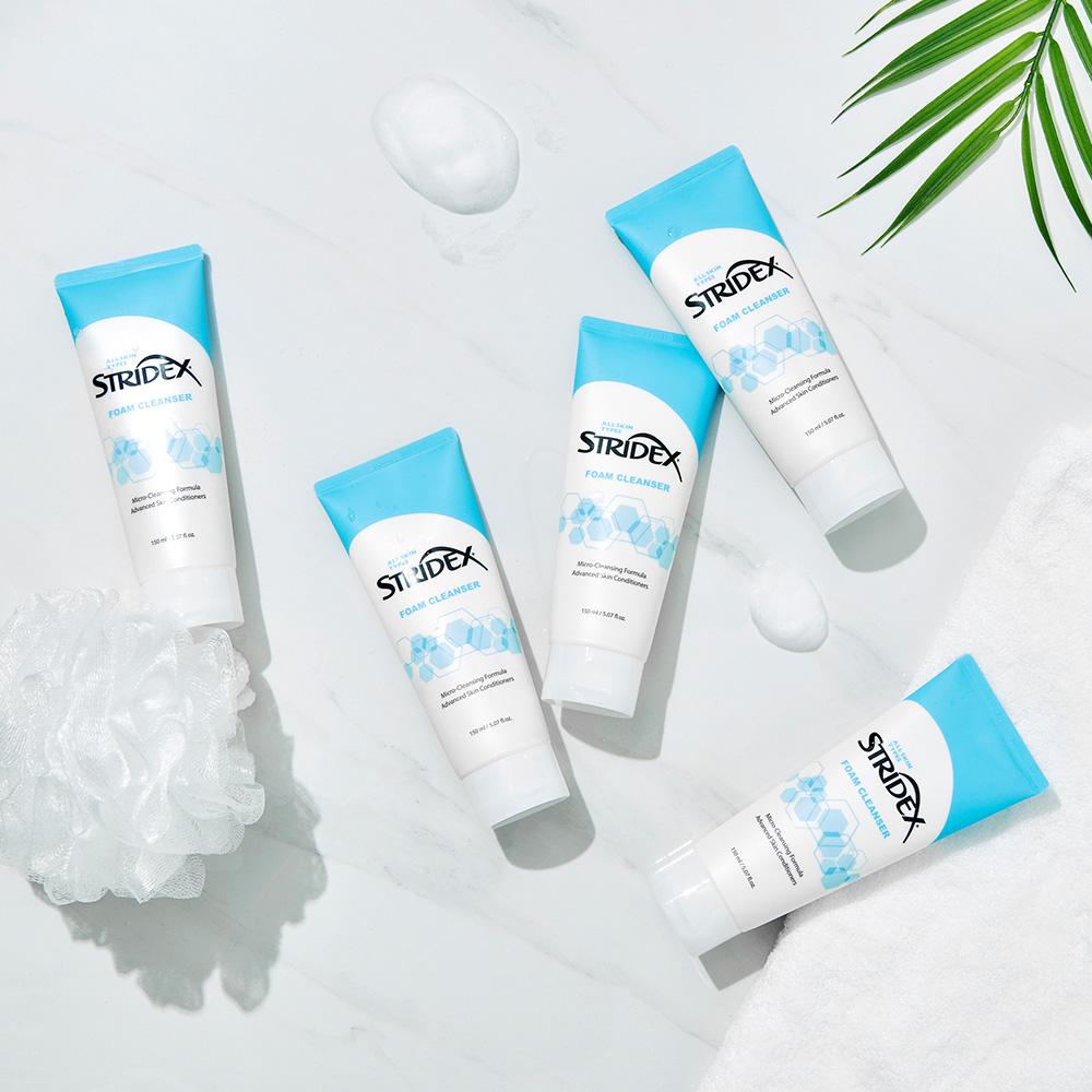 Stridex BHA Cleansing Foam 150ml - Acne Deep Cleansing Sebum Control, Korean