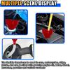 KITUREK Long Hose Plastic Fuel Funnel, Wide Mouth Plastic Oil Funnel, 1PC | Flexible Funnel Universal for Automotive Gasoline Diesel Water Engine Oil