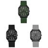 Vintage Quartz Men Watch With Silicone Strap For Casual Fashion And Student Use