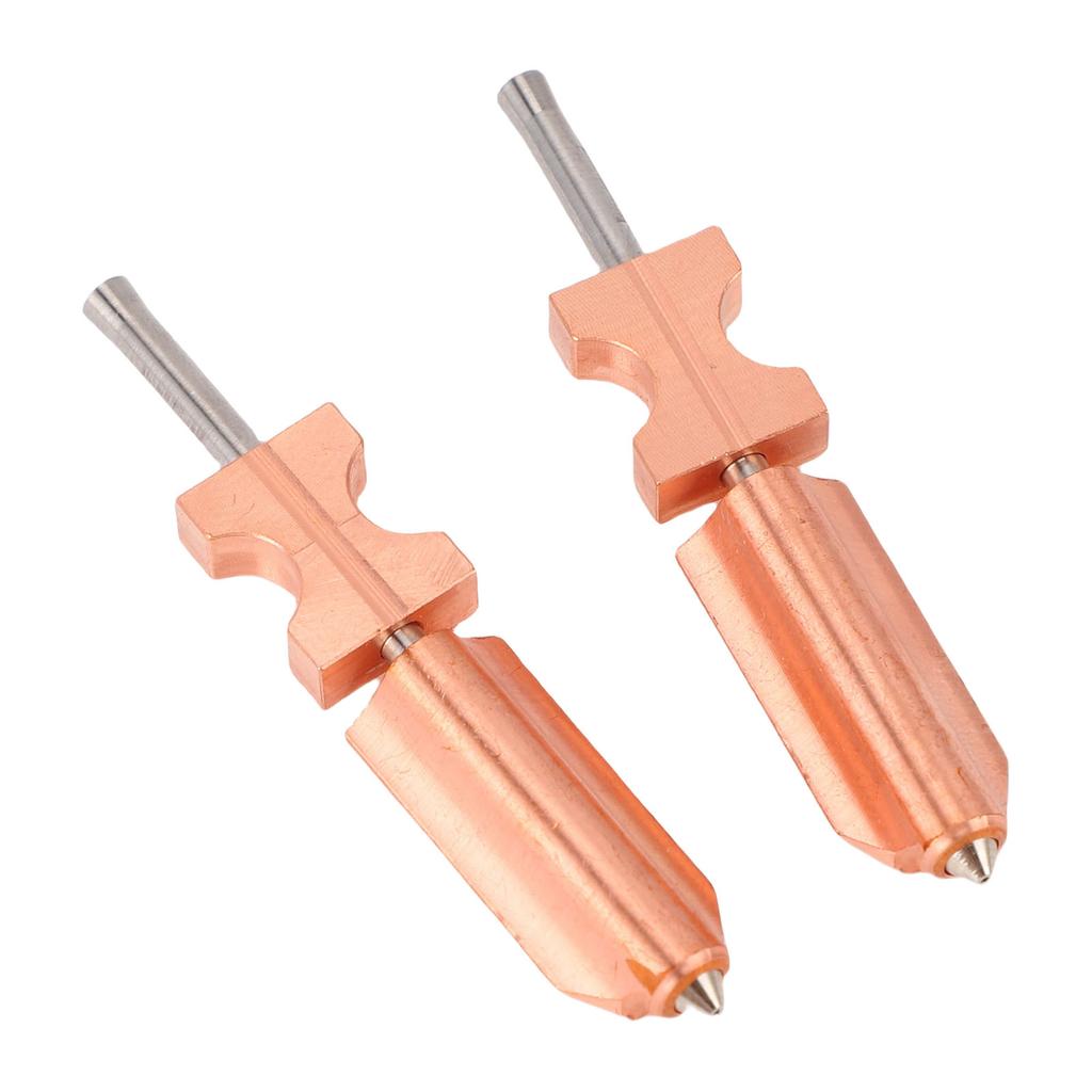 2 Stück 0,4 mm Hotend-Ersatz für FLASHFORGE AD5X 3D-Drucker Ganzmetall Schnell abnehmbare Düse Hotend