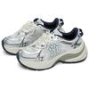 MLB New York Yankees Running Shoes Unisex Low Top Silver/Gray 3ARNSPL4N-50GRL