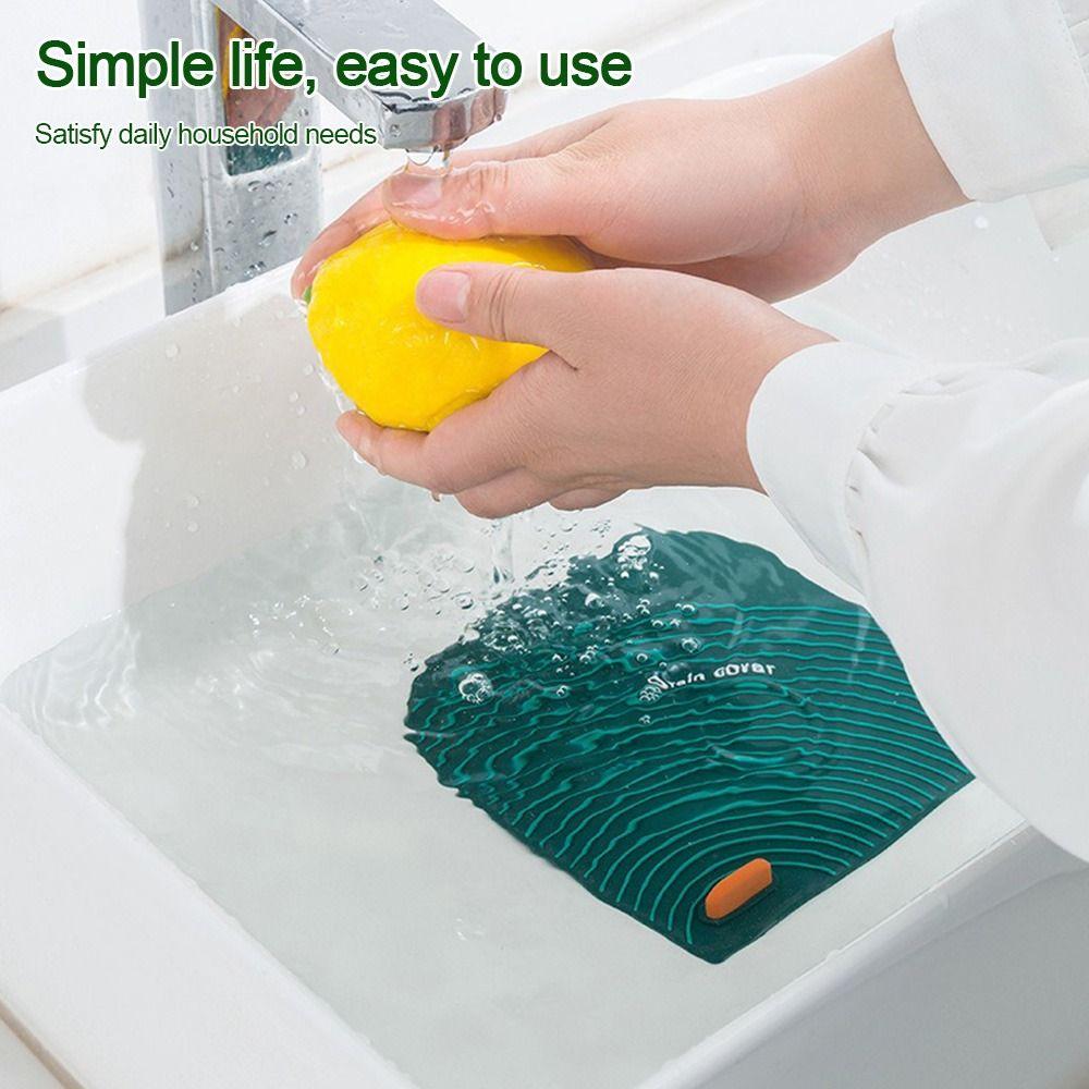 Soft Floor Drain Cover Insect-proof Sink Seal Mat Portable Sewer Pipe Cover Bathroom Accessories