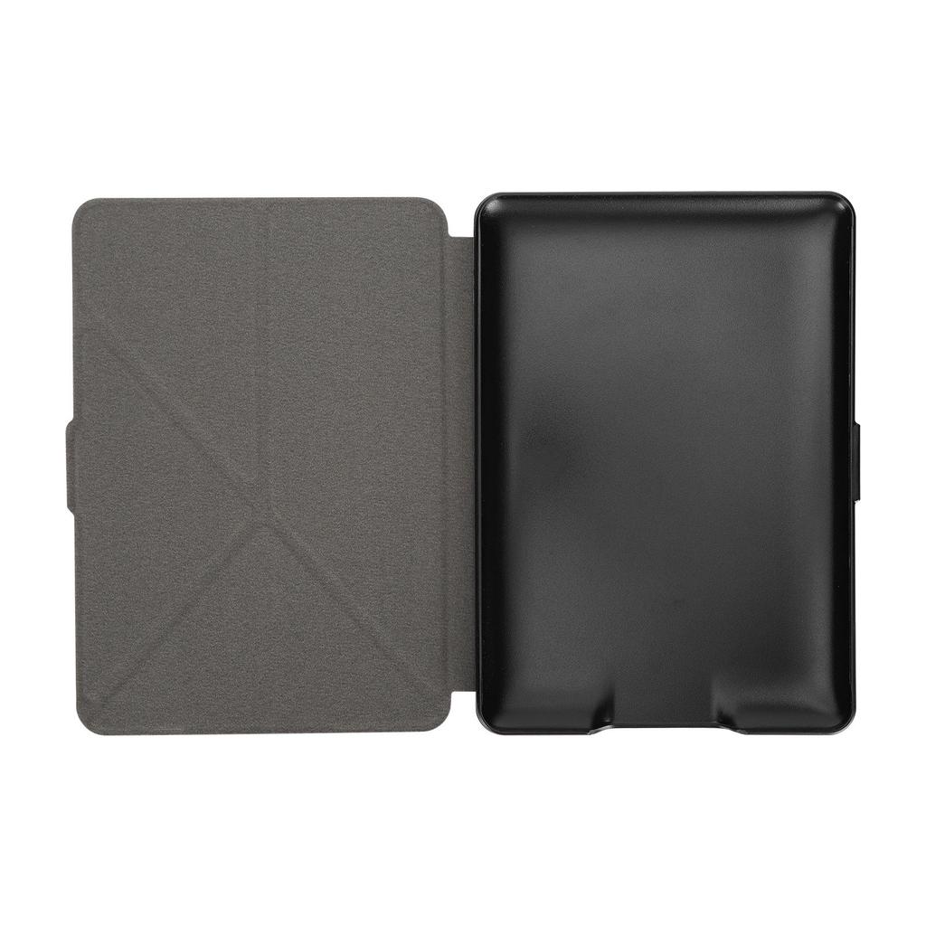 Protective Case Deformed Cross Pattern EBook Reader PU Leather Cover for Kindle Paperwhite1 2 3(Black )