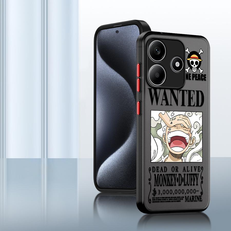 Funda Back Phone Cover Case for Xiaomi Redmi Note 14 13C 13 Pro Plus A4 10 11 14C 9S 12 One Piece Luffy