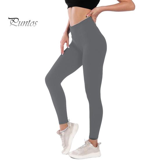 

Жіночі легінси з високою талією, приталені, з оксамитовою підкладкою, потовщені штани, штани з підйомом стегон, штани для йоги, фітнесу, низу S темно-сірий