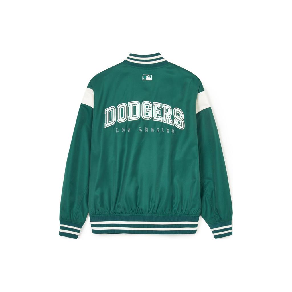New MLB SS24 Los Angeles Dodgers Baseball Jacket Unisex Green 3AJPV0641-07GND