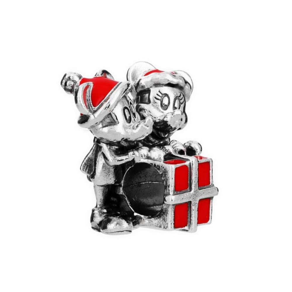 Pandora 799194c01 Disney Micky Maus   Minnie Maus Geschenk Silberner Anhänger