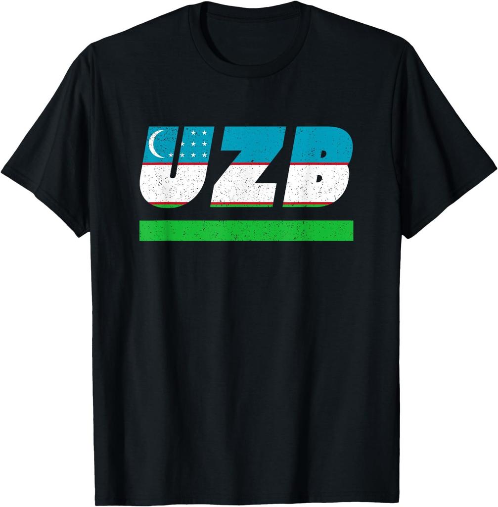 Uzbekistan Design UZB. O'zbekiston Outfit with Flag T-Shirt