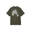 Nike Glow-In-The-Dark Graphic Print Crew Neck T-Shirt Unisex Tops Grass-Green DX5842-355