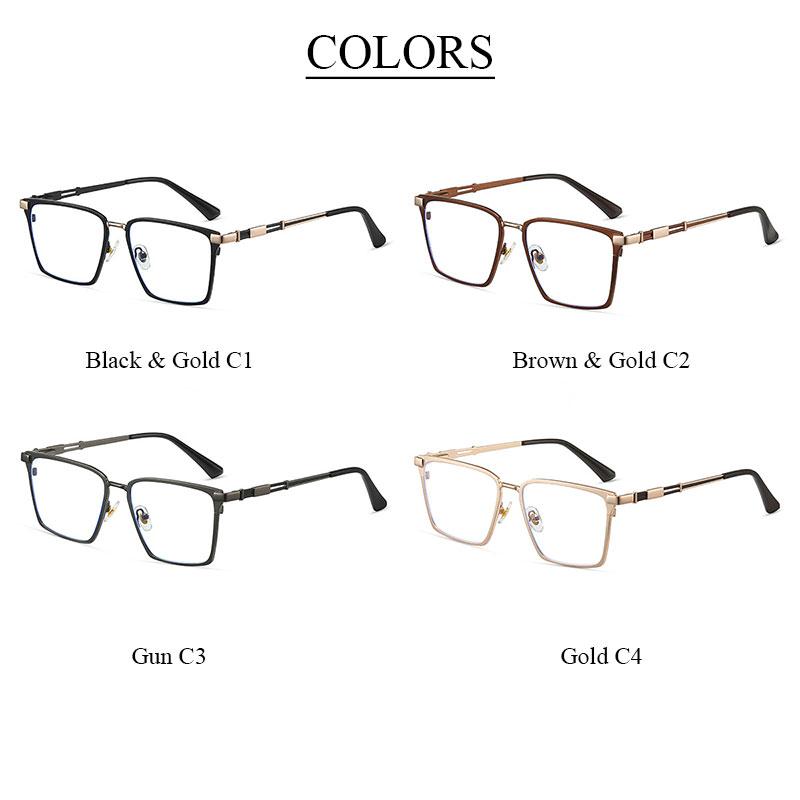 Business Anti Blue Rays Vision Glasses Men -6.00