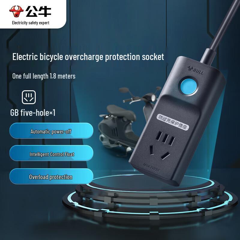BULL Electric Vehicle Smart Charger Protector CN plug (adapter included)