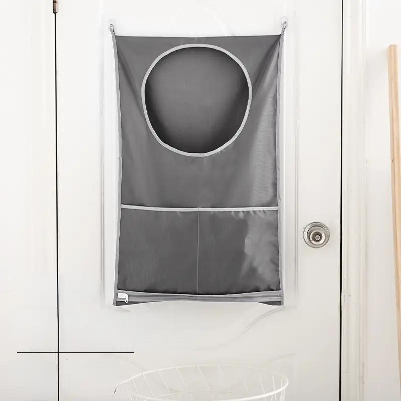 

Подвесная корзина для белья, устанавливаемая над дверью, настенный органайзер для хранения грязной одежды, для хранения игрушек в ванной 1PCS