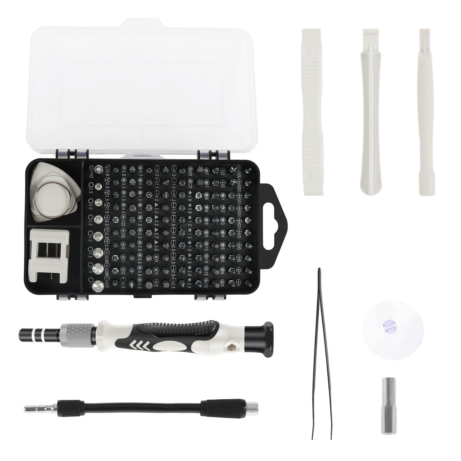 115 Pcs Precision Screwdriver Set Professional Magnetic Repair Tool Kit Practical Magnetic Screwdriver Set Complete Screwdriver