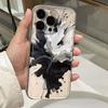 Applicable To Apple 11plus Mobile Phone Protective Case iPhone11promax New All-inclusive 11pro Black and White Ink