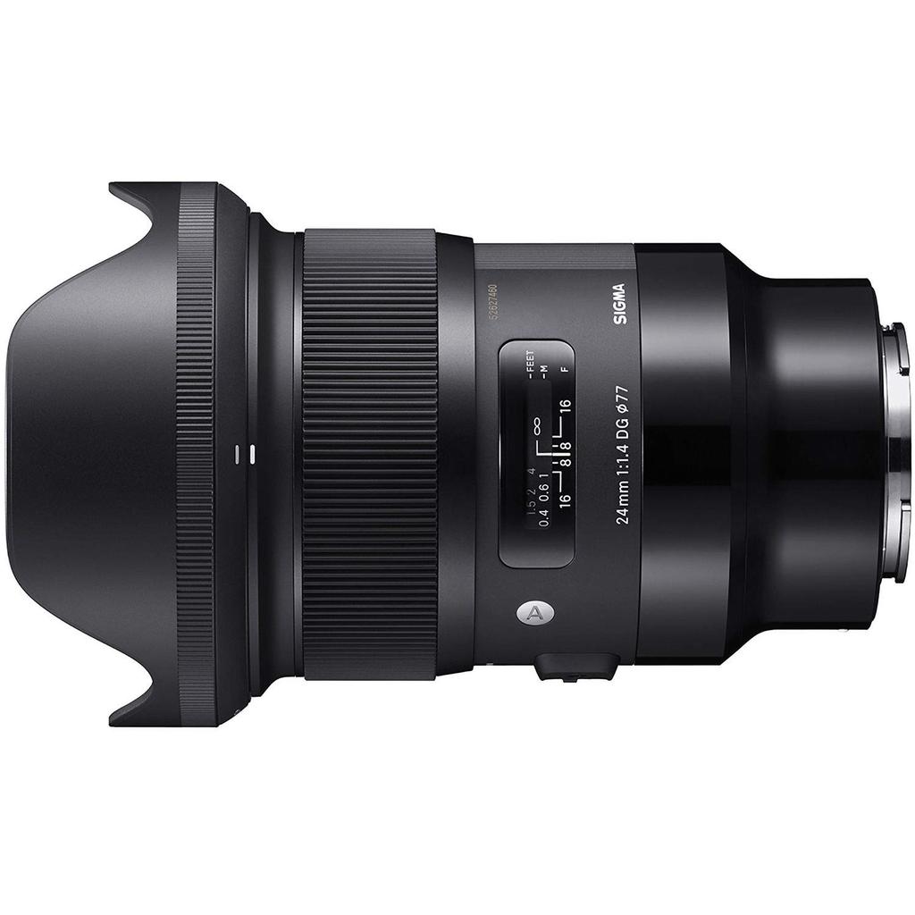 SIGMA 24mm DG HSM Art A015 Prime Lens for Sony Mirrorless Cameras F1.4 Wide-Angle E-Mount (Full-Frame)