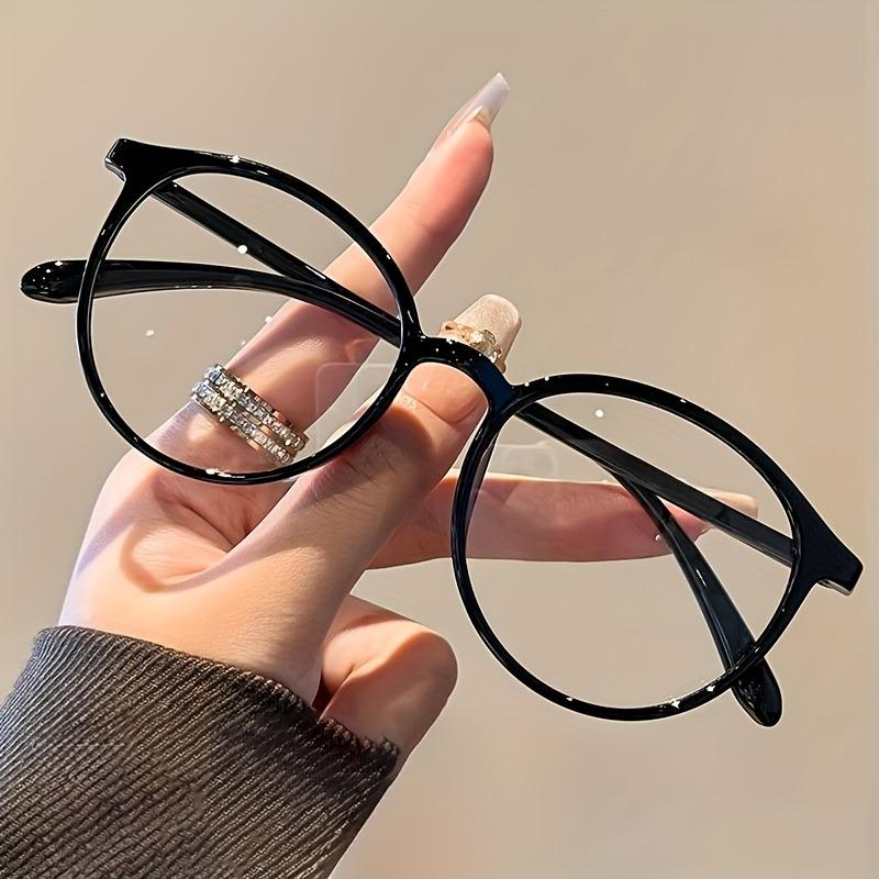 

Women s Ultra-Light Comfort Round Non-Prescription Glasses Anti-Blue Light Decorative Clear Lenses for Office Student Lifestyle