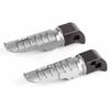 Pair of Rear Foot Pegs Aluminum Alloy Pedals Fit for MT‑10 MT‑09 MT‑07 Tracer900 FZ6