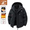 Deerhui Men's Warm Hooded Padded Jacket