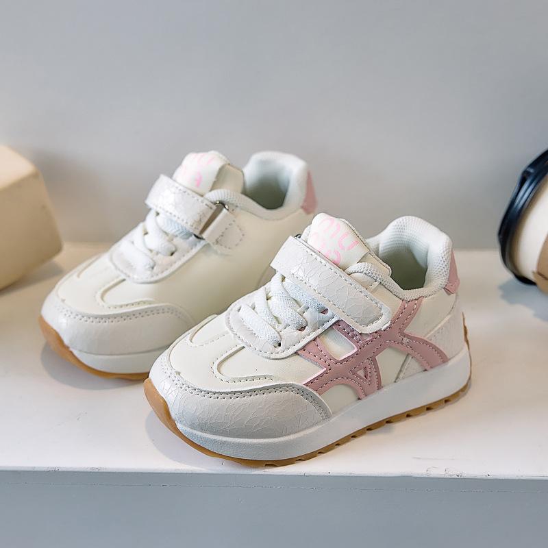 Children's Forrest Gump shoes 2025 autumn new boys' sports shoes non-slip breathable girls' shoes little white shoes baby soft sole