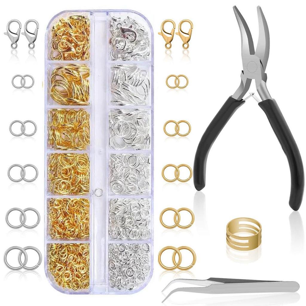 Boxed DIY Jewelry Accessories with Lobster Clasp and Single Loop