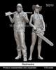 Mantis Miniature S Scale Resin Kit of Modern American Redneck Workers Man35210 1/35 (2 Figures)
